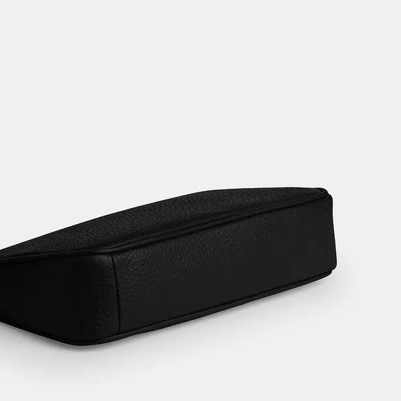 Coach Nolita 19 Crossbody Imitation Black Pebble Leather NWT - Picture 6 of 7